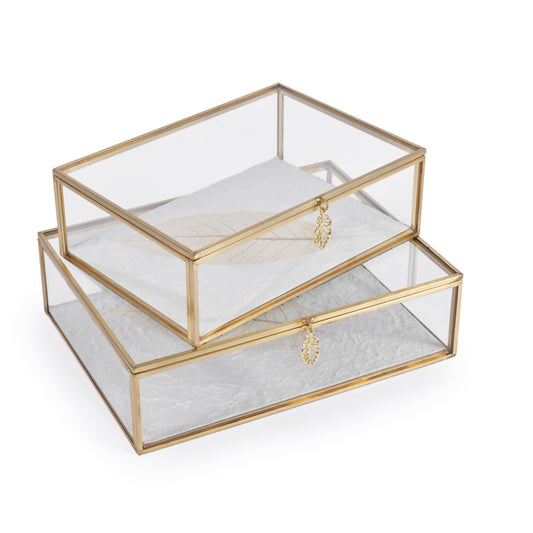 Leaf Glass Box Small