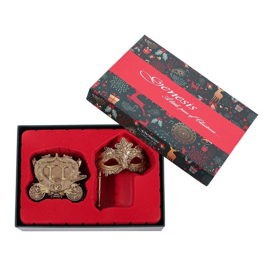 Carriage & Mask Christmas Tree Ornament