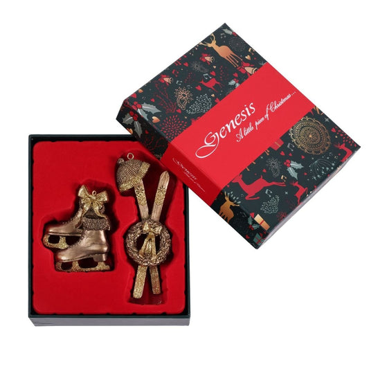 Skates & Skies Christmas Tree Ornament