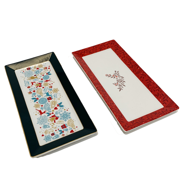 Mindy Brownes Interiors -A Christmas Wish Platters Set- SHM012