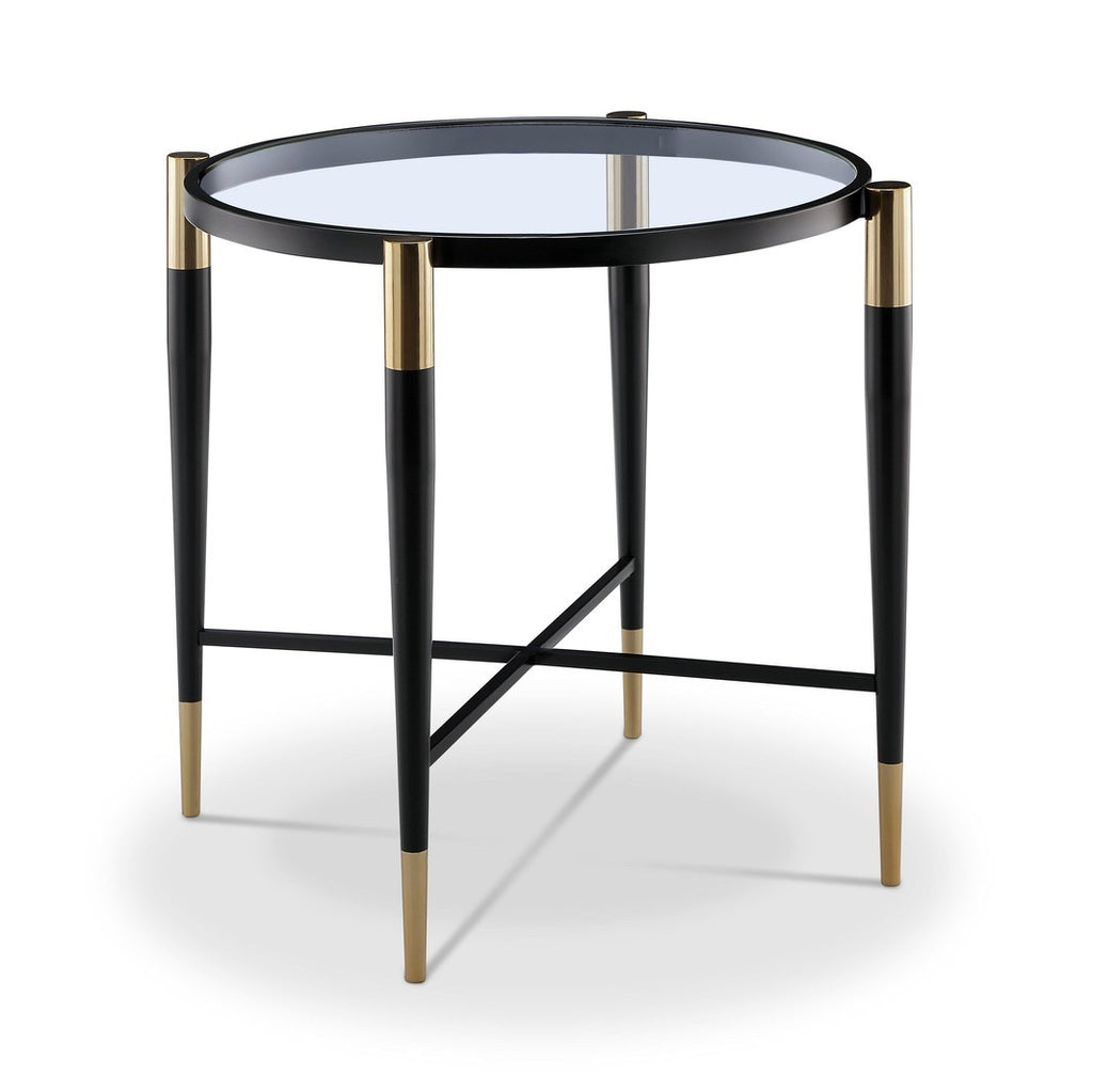 Harlinne Side Table - YCF008 *Assembly Required - Mindy Brownes Interiors - Genesis Fine Arts 